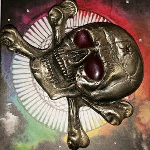 True Vintage Skull&Crossbones Belt Buckle UNISEX